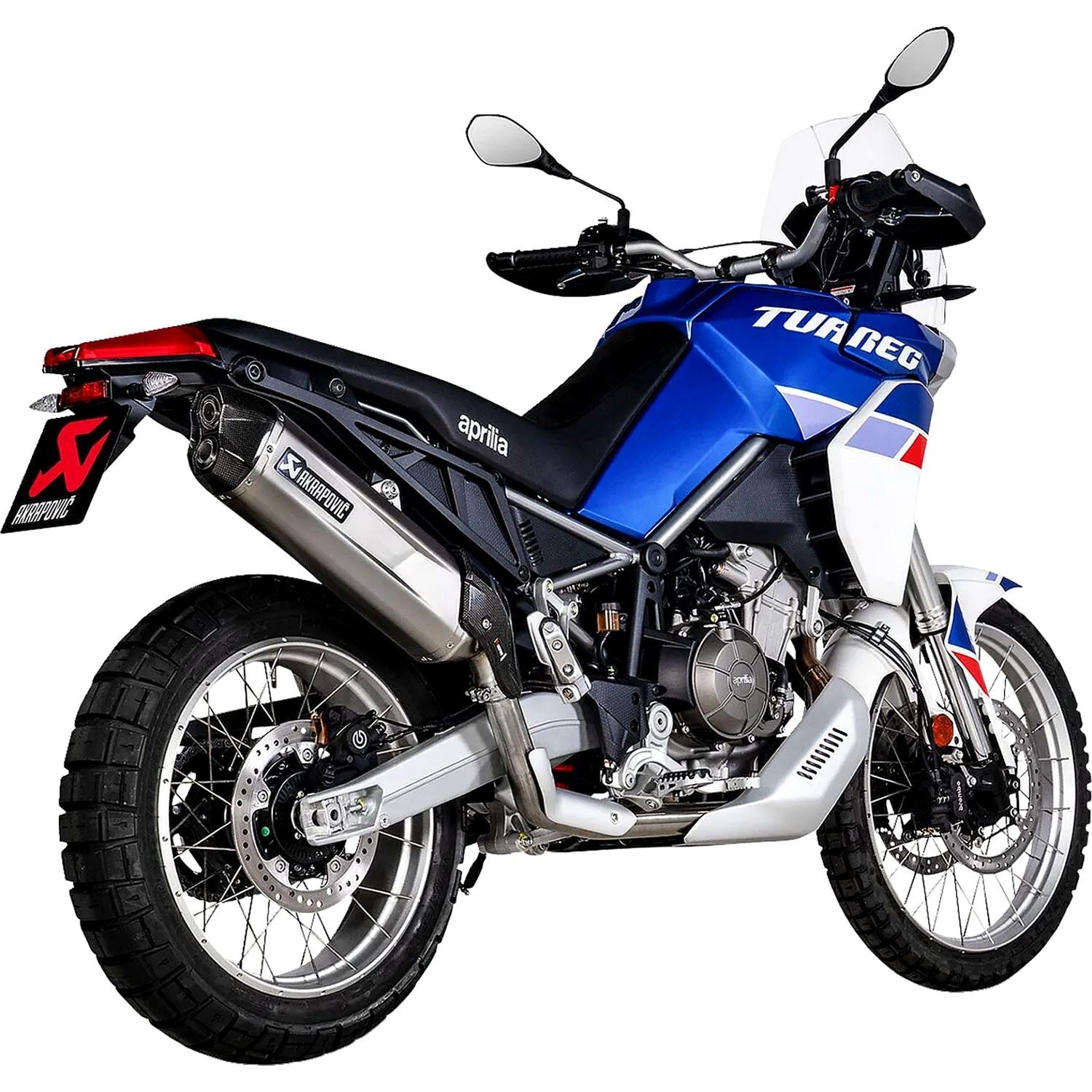 Akrapovic Titanium Line Slip On Silencer For Aprilia TUAREG 660 ABS 2022-2026
